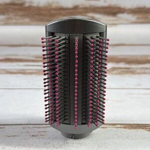 Used Dyson Airwrap Soft Smoothing Brush Attachment Nickel Fuchsia Pink OEM Part
